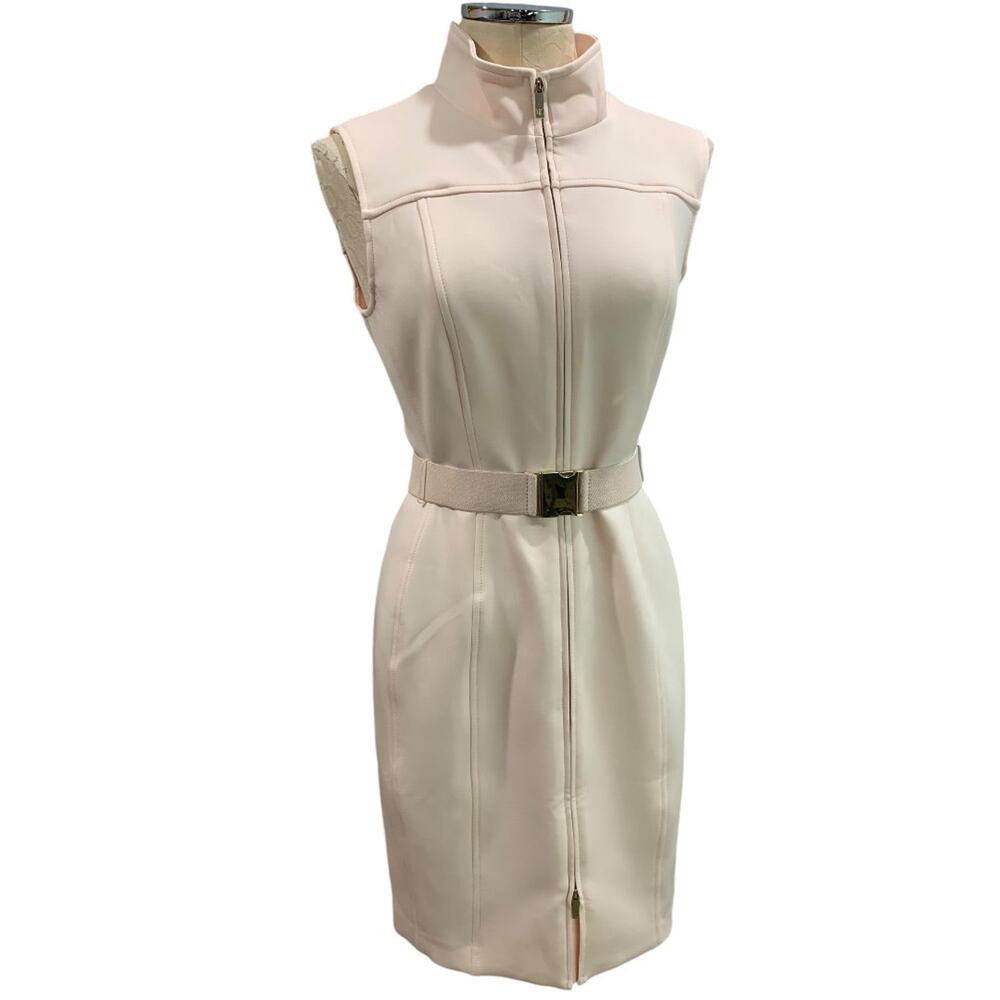 Size 10 Tommy‎ Hilfiger Classic Scuba Dress Powder Pink TD6S1A9A